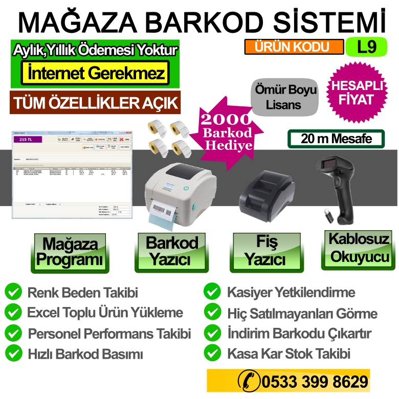 Mağaza Barkod Sistemi
