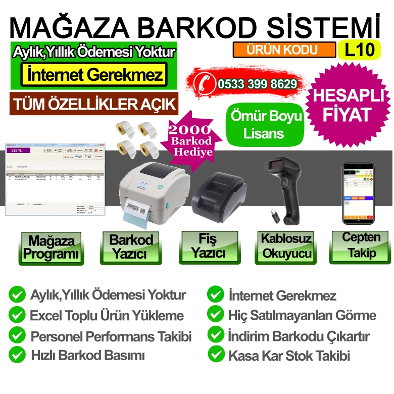 Mağaza Barkod Sistemi