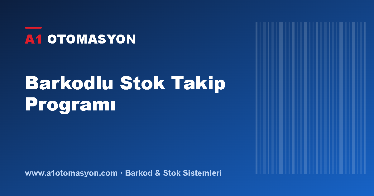 Barkodlu Stok Takip Programı