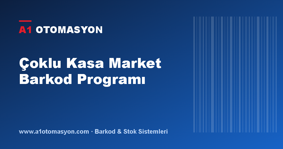 Çoklu Kasa Market Barkod Programı